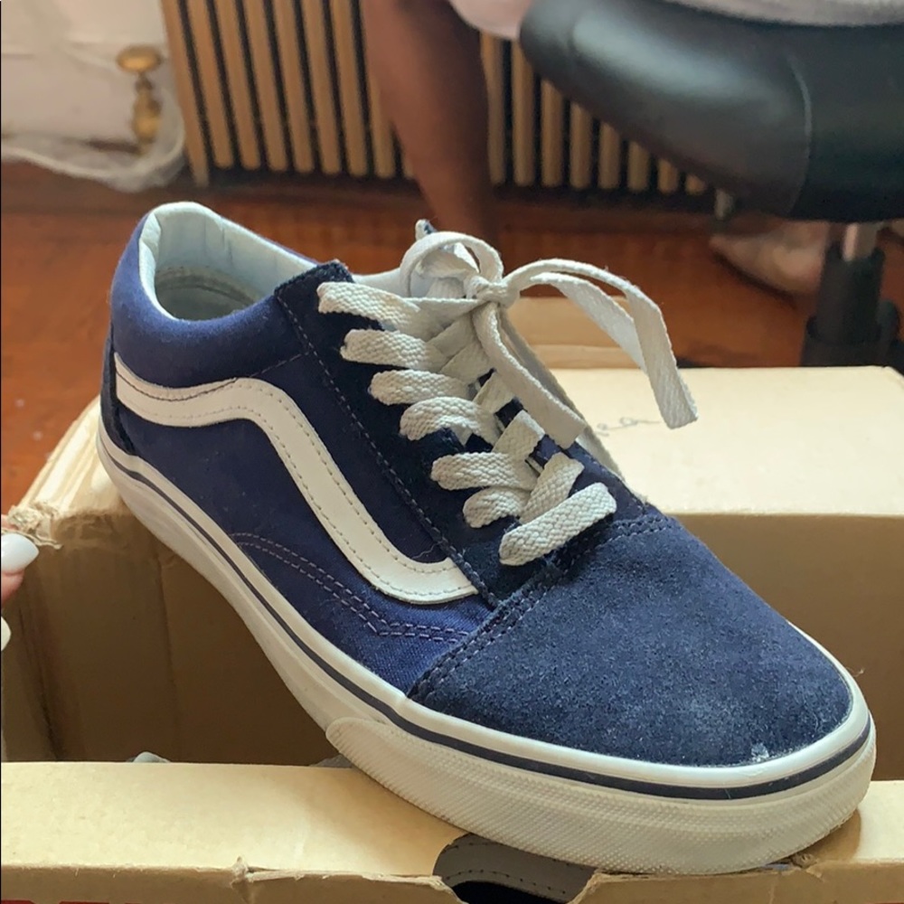 Purple blue vans